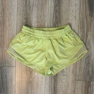 Lululemon Women's Lime Green Athletic Shorts